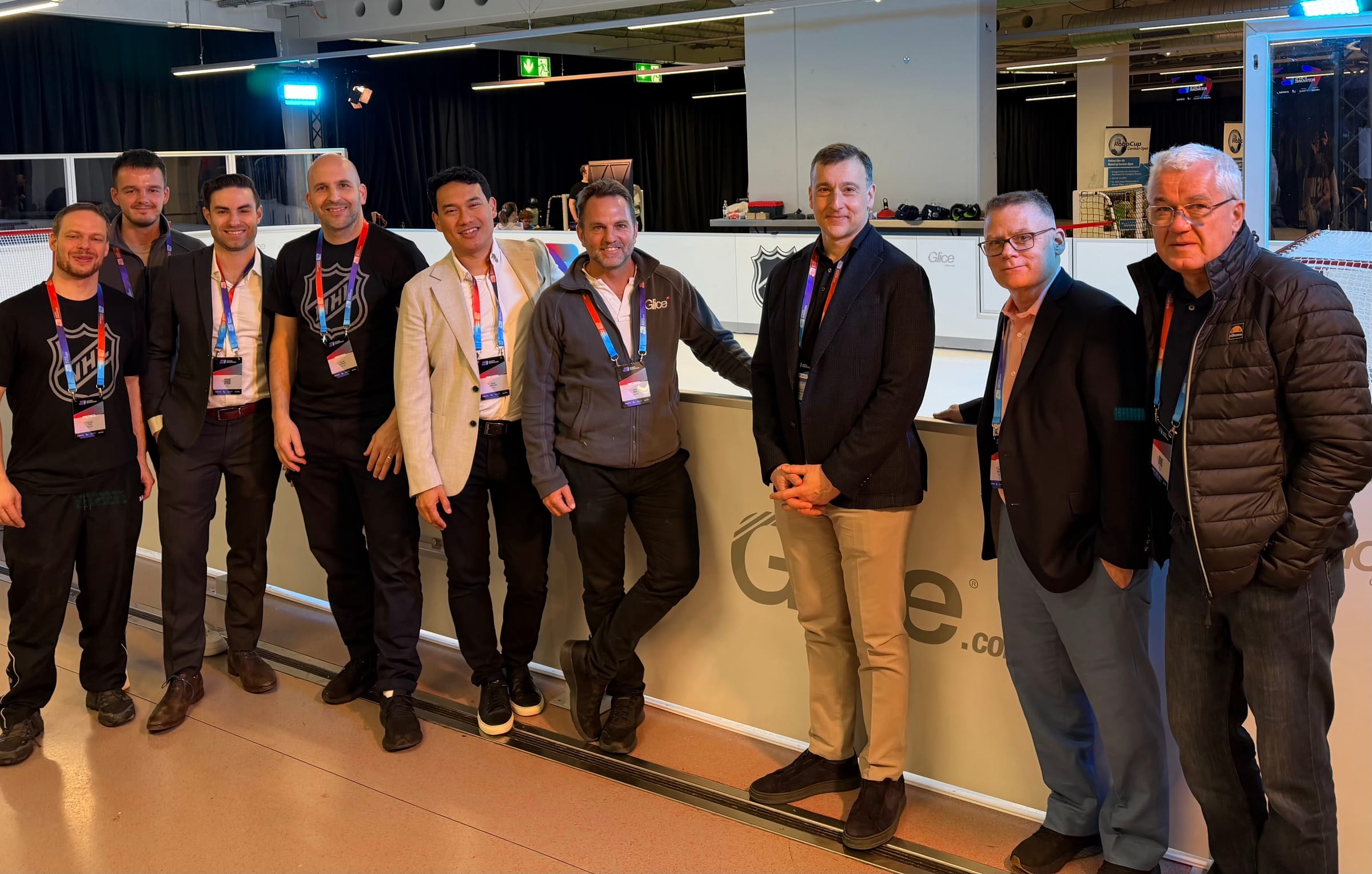 Glice and NHL representatives at the 2026 Sport Innovation Conference