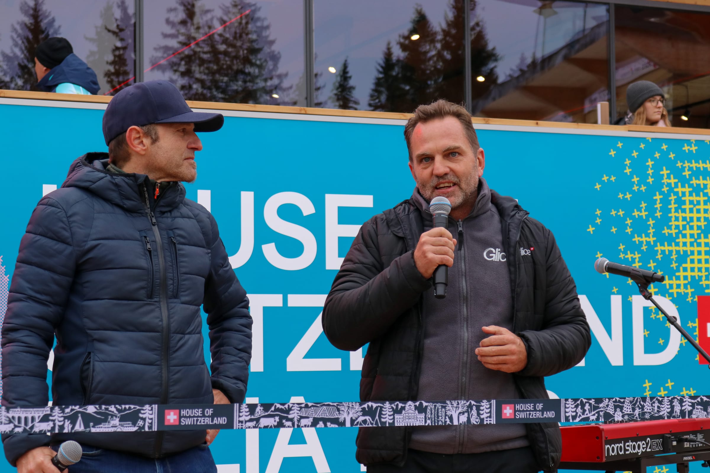 Glice presentation at the House of Switzerland during the 2026 Winter Olympics