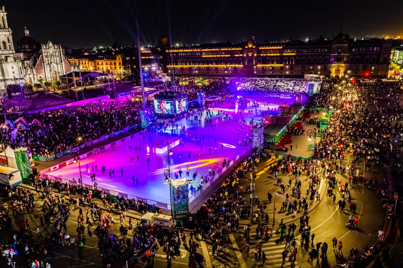 Mexico City public skating rink built with Glice synthetic ice